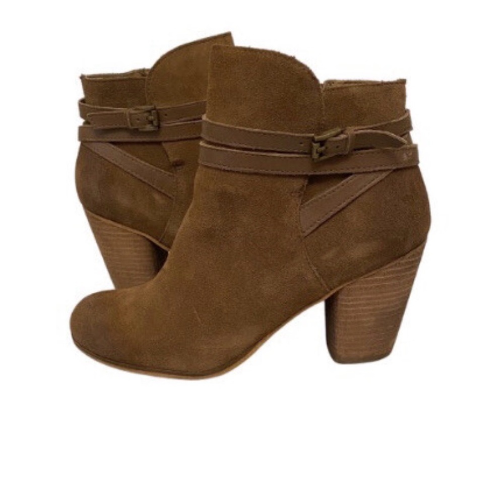 BP Brown Suede Ankle Boots Size 8.5